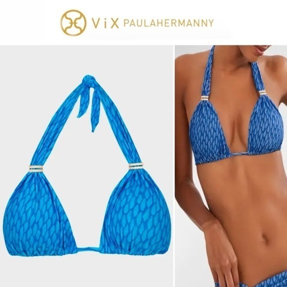 VIX PAULA HERMANNY Hidra Bia Tube Bikini Top Sz M 108$